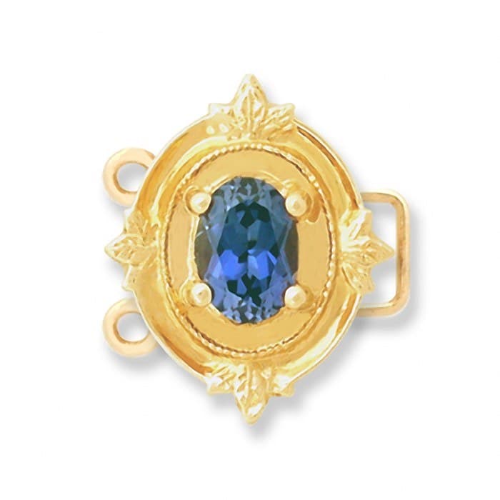 CL025 14kt Yellow Gold Tanzanite top