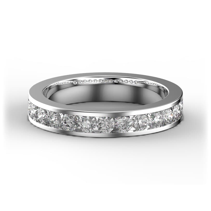 BDB1009 14kt White Gold Diamond top