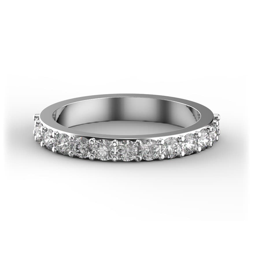 BDB1019 14kt White Gold Diamond top