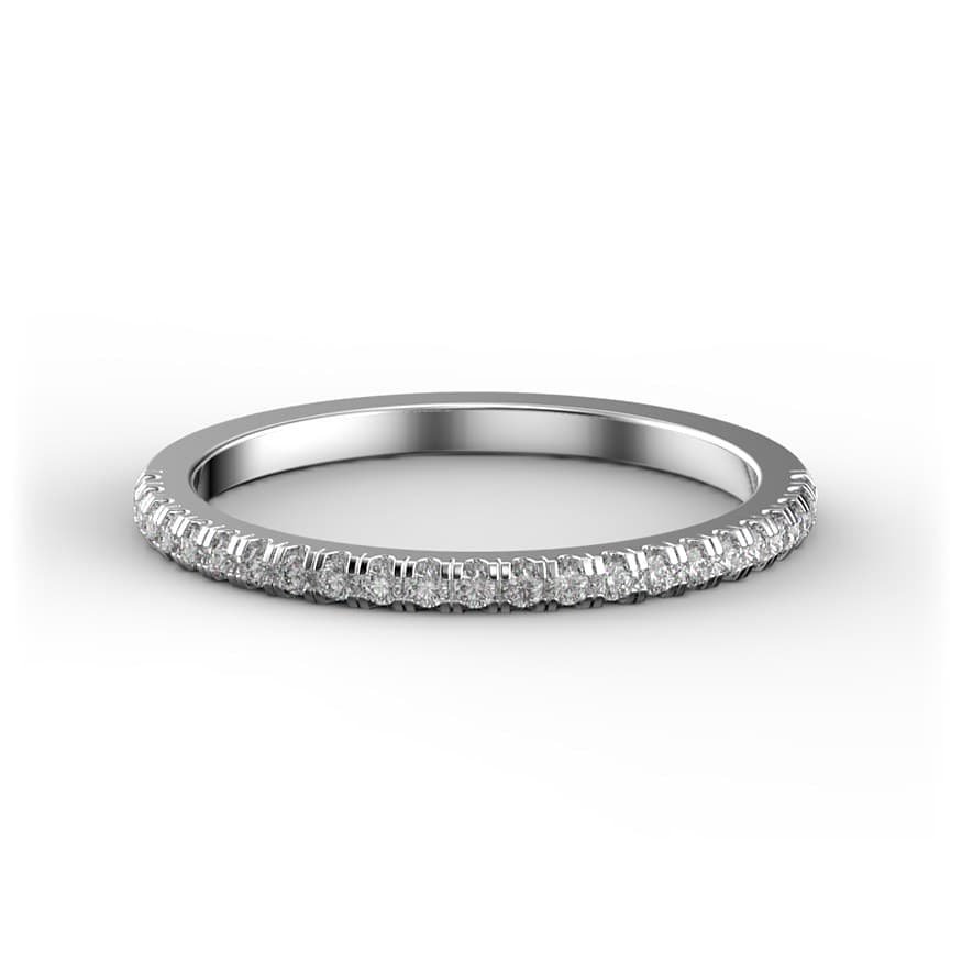 BDB1020 14kt White Gold Diamond top