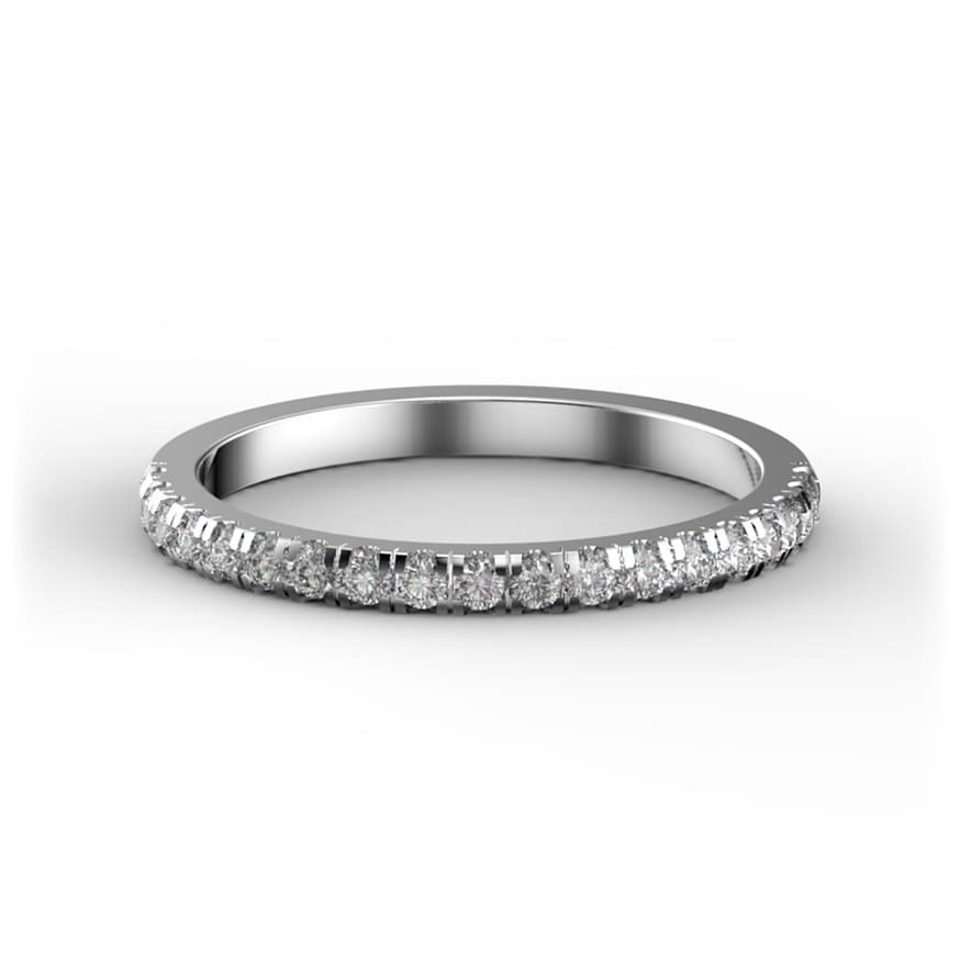 BDB1022 14kt White Gold Diamond top