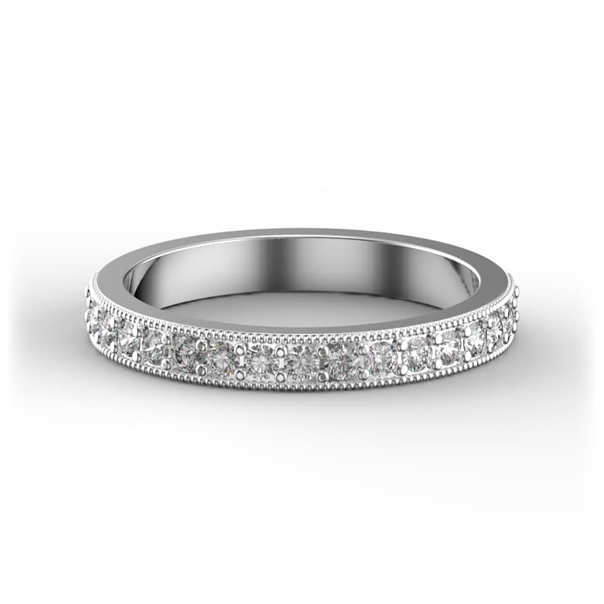 BDB1030 14kt White Gold Diamond top