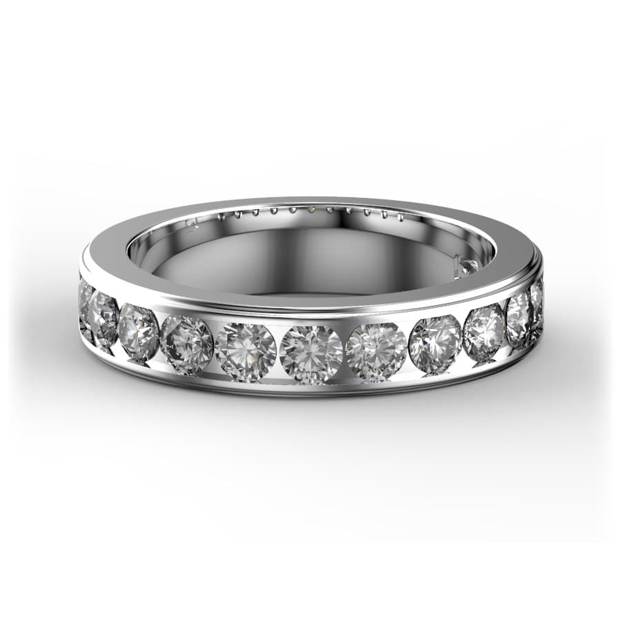 BDB1050 14kt White Gold Diamond top