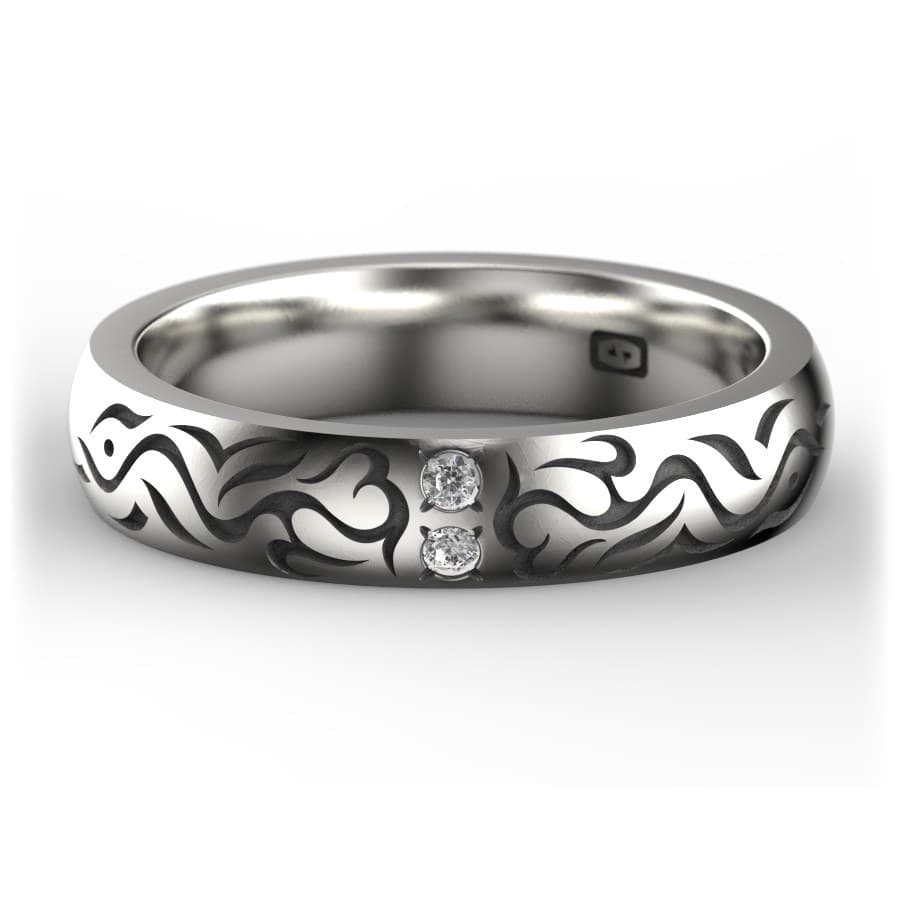 MTB003 Sterling Silver Diamond top