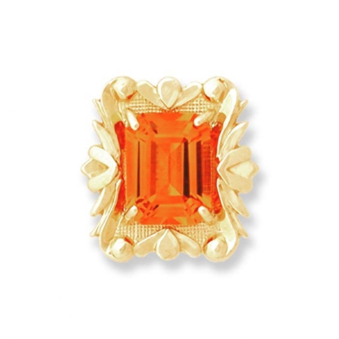 SL007 14kt Yellow Gold Citrine top