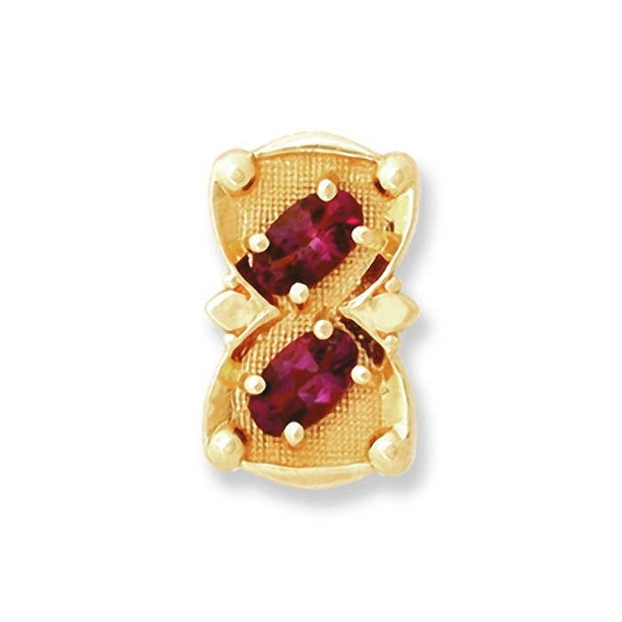 SL009 14kt Yellow Gold Amethyst top
