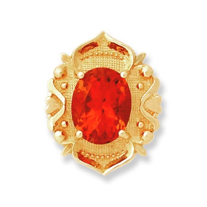 SL020 14kt Yellow Gold Citrine top