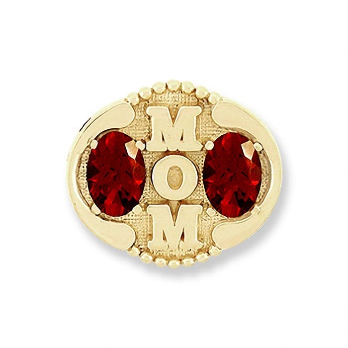 SL193 14kt Yellow Gold Garnet top
