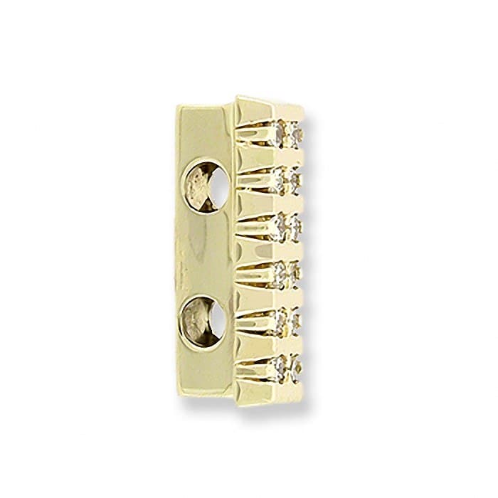SL204 14kt Yellow Gold Diamond angle