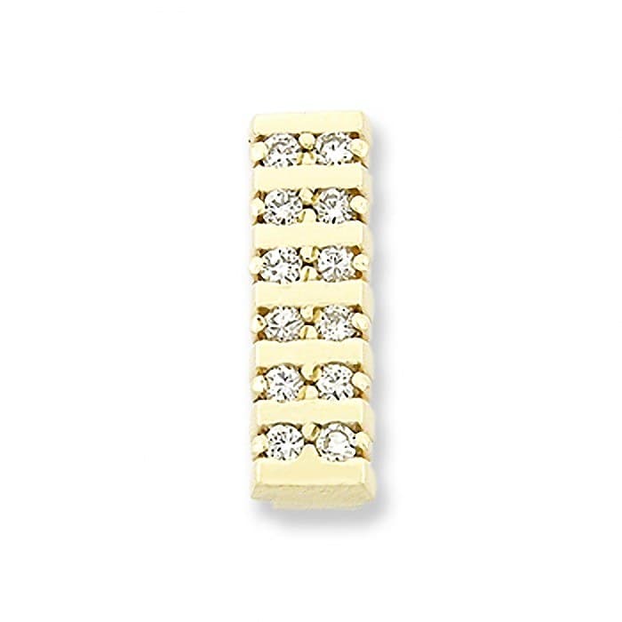 SL204 14kt Yellow Gold Diamond top