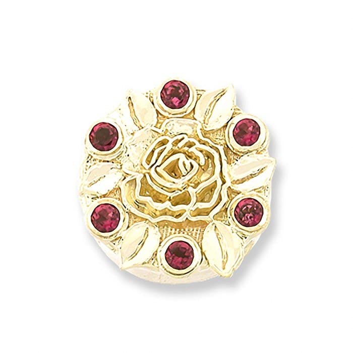 SL279 14kt Yellow Gold Pink Tourmaline top