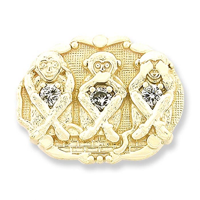 SL282 14kt Yellow Gold Diamond top