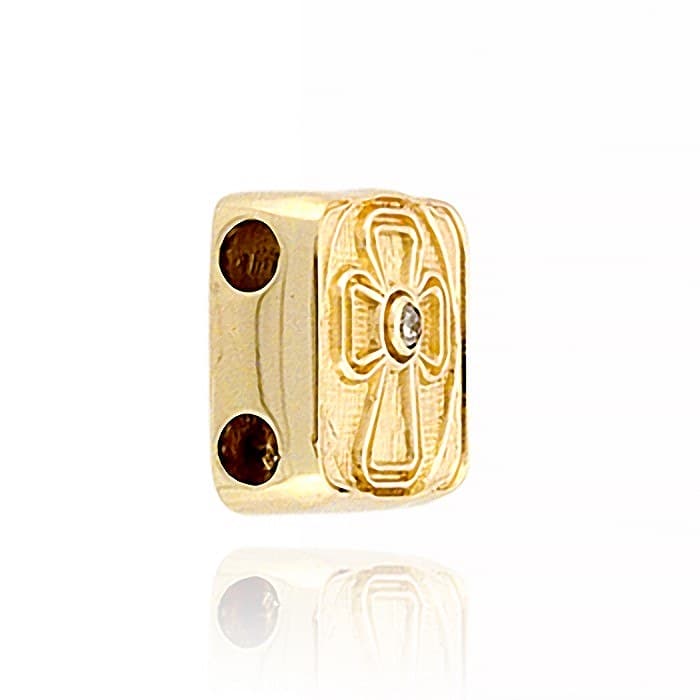 SL351 14kt Yellow Gold Diamond angle