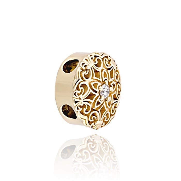 SL503 14kt Yellow Gold Diamond angle