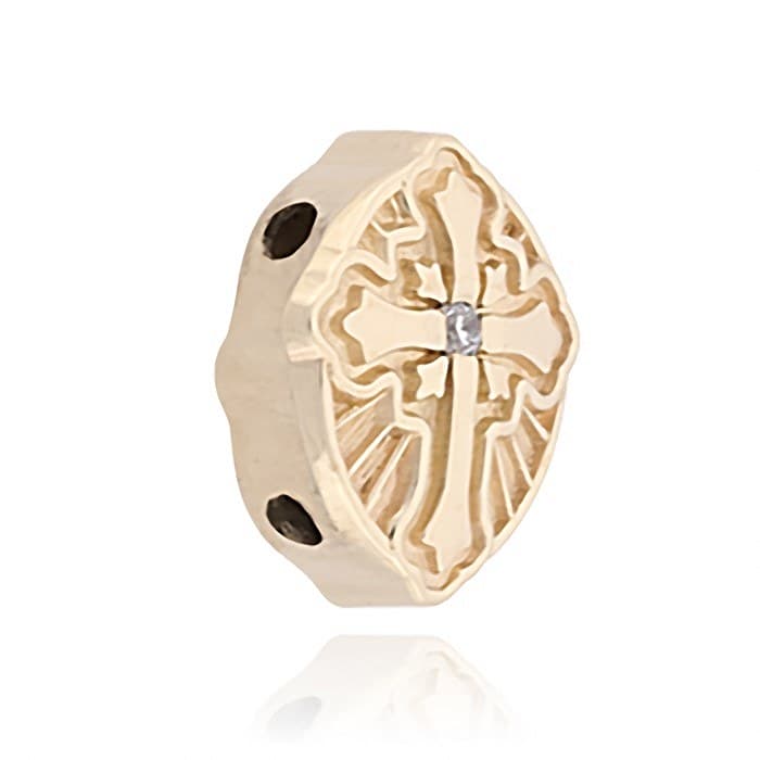 SL614 14kt Yellow Gold Diamond angle