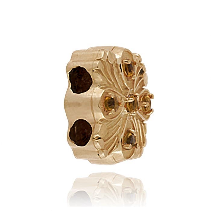 SL652 14kt Yellow Gold Citrine angle
