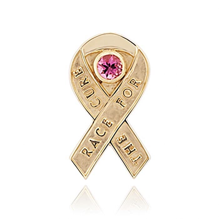 SL711 14kt Yellow Gold Pink Tourmaline top