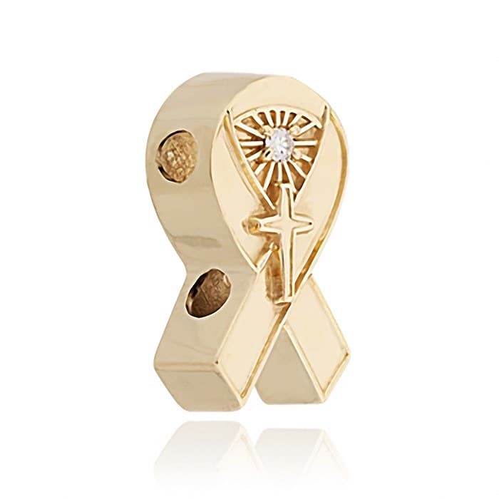 SL715 14kt Yellow Gold Diamond angle