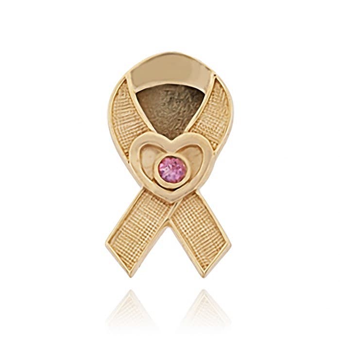 SL729 14kt Yellow Gold Pink Tourmaline top