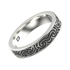 MTB001 Sterling Silver side angle