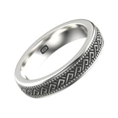 MTB002 Sterling Silver side angle