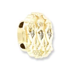 SL282 14kt Yellow Gold Diamond angle