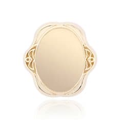 SL581 14kt Yellow Gold top