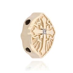 SL614 14kt Yellow Gold Diamond angle