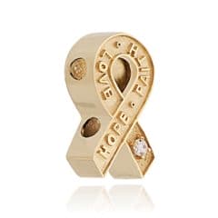 SL718 14kt Yellow Gold Diamond angle